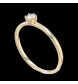 SOLITAIRE RING IN YELLOW GOLD