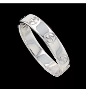 Bague Cartier love or gris