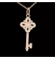 Tiffany & Co Victoria key pendant necklace