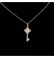 Tiffany & Co Victoria key pendant necklace