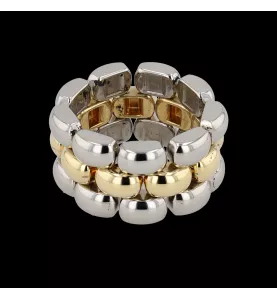 CHOPARD GOLD STEEL RING