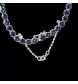 Necklace River white gold sapphires