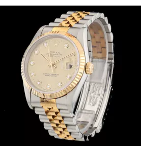 Rolex DateJust or acier 1999