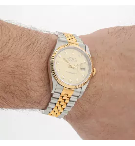 Rolex DateJust or acier 1999