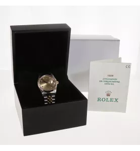 Rolex DateJust or acier 1999