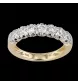 YELLOW GOLD RING WITH 7 DIAMONDS