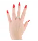 RING AUS GELBGOLD MIT 7 DIAMANTEN