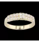 Bague or jaune diamants