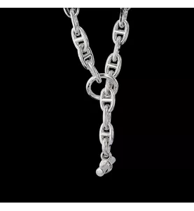 NECKLACE HERMES ANCHOR CHAIN SILVER 925