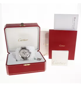 Cartier Pasha 42 chrono auto SS BR