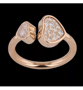 Chopard Happy Heart Rotgold Pavé