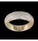 BAGUE OR JAUNE DIAMANTS