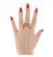 BAGUE DENTELLE OR ROSE DIAMANTS