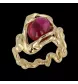 YELLOW GOLD TOURMALINE RING
