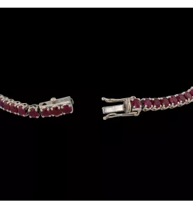 BRACELET TENNIS RUBIS 4.56 CARATS