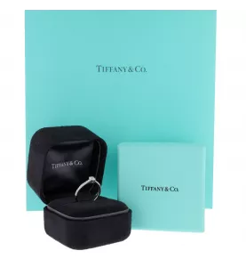 SOLITAIRE TIFFANY AND Co. PLATIN DIAMANTEN