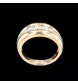 RING AUS GELBGOLD MIT DIAMANTEN