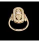 Ring aus Gelbgold mit Diamanten