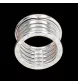 BVLGARI RING B-ZERO 1 WHITE GOLD