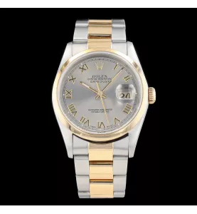 ROLEX DATEJUST GOLD STAHL 36MM