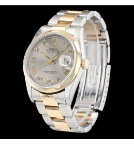 ROLEX DATEJUST GOLD STAHL 36MM