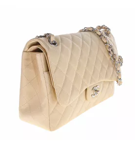 CHANEL CLASSIC BAG TIMELESS BEIGE