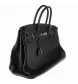 HERMES Birkin 40 Handtasche schwarz.