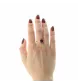 Ring aus Gelbgold Granat