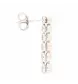 BOUCLES D'OREILLES OR GRIS DIAMANTS