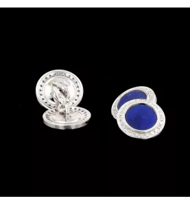 Lapis Lazuli white gold cufflinks