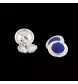 Lapis Lazuli white gold cufflinks