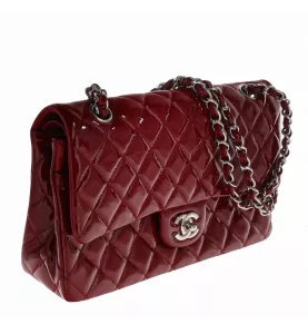 CHANEL TIMELESS CLASSIC RED PATENT