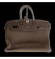 HANDTASCHE HERMES BIRKIN 35 CM LEDER TOGO ETOUPE