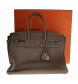 HANDTASCHE HERMES BIRKIN 35 CM LEDER TOGO ETOUPE