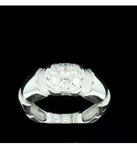 Mauboussin ring white gold and diamonds