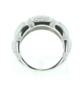 Mauboussin ring white gold and diamonds